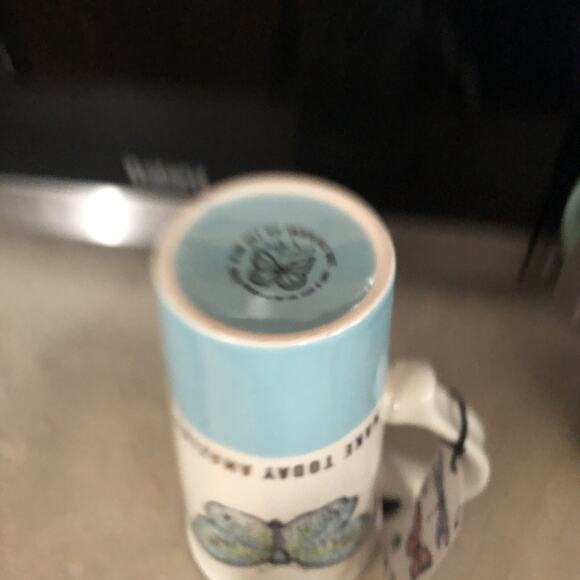 Seeds & Sunshine "Make Today Amazing" Large Coffee Mug with Butterfly - Picture 3 of 4